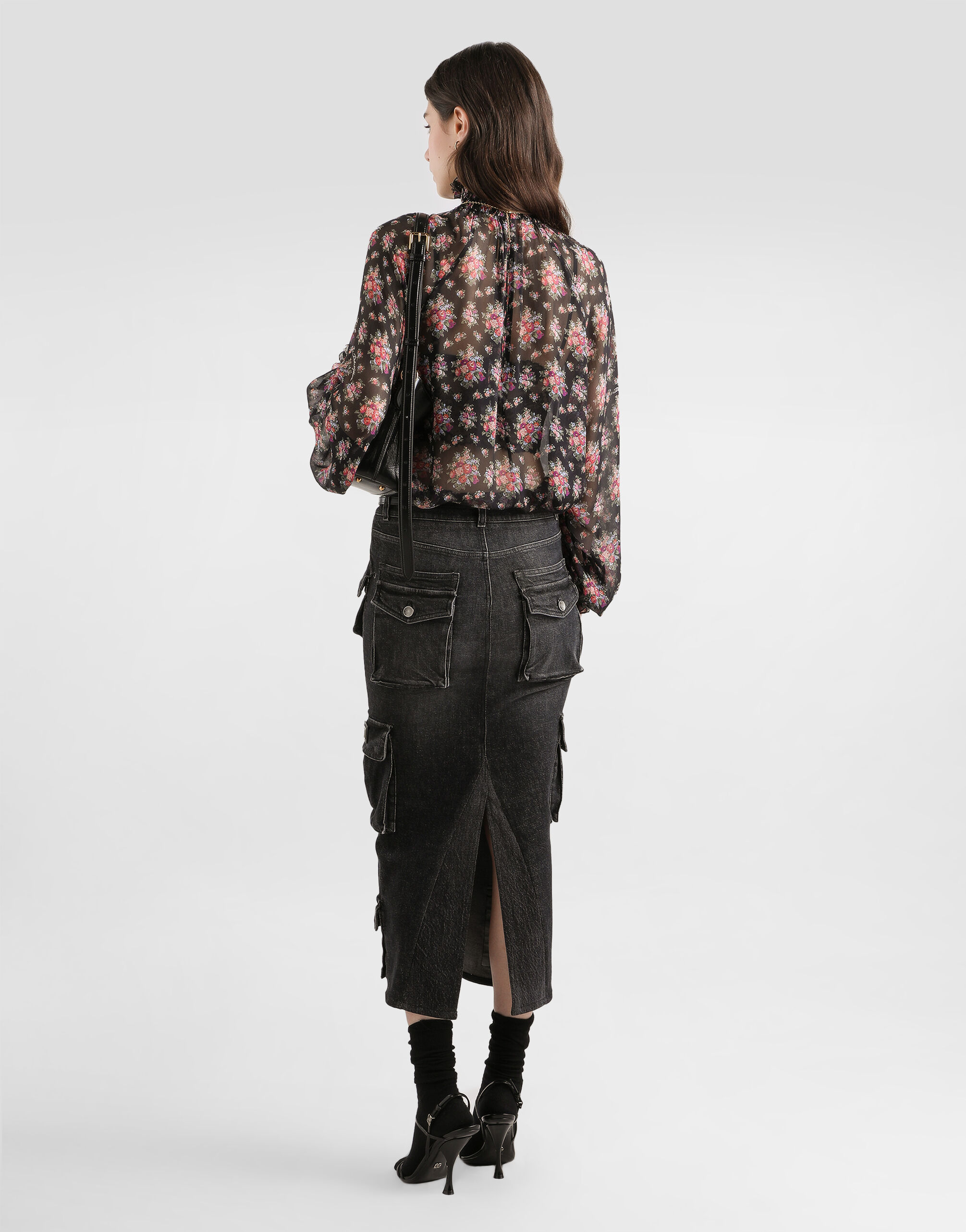 Multicolorのウィメンズ Denim skirt | Dolce&Gabbana®