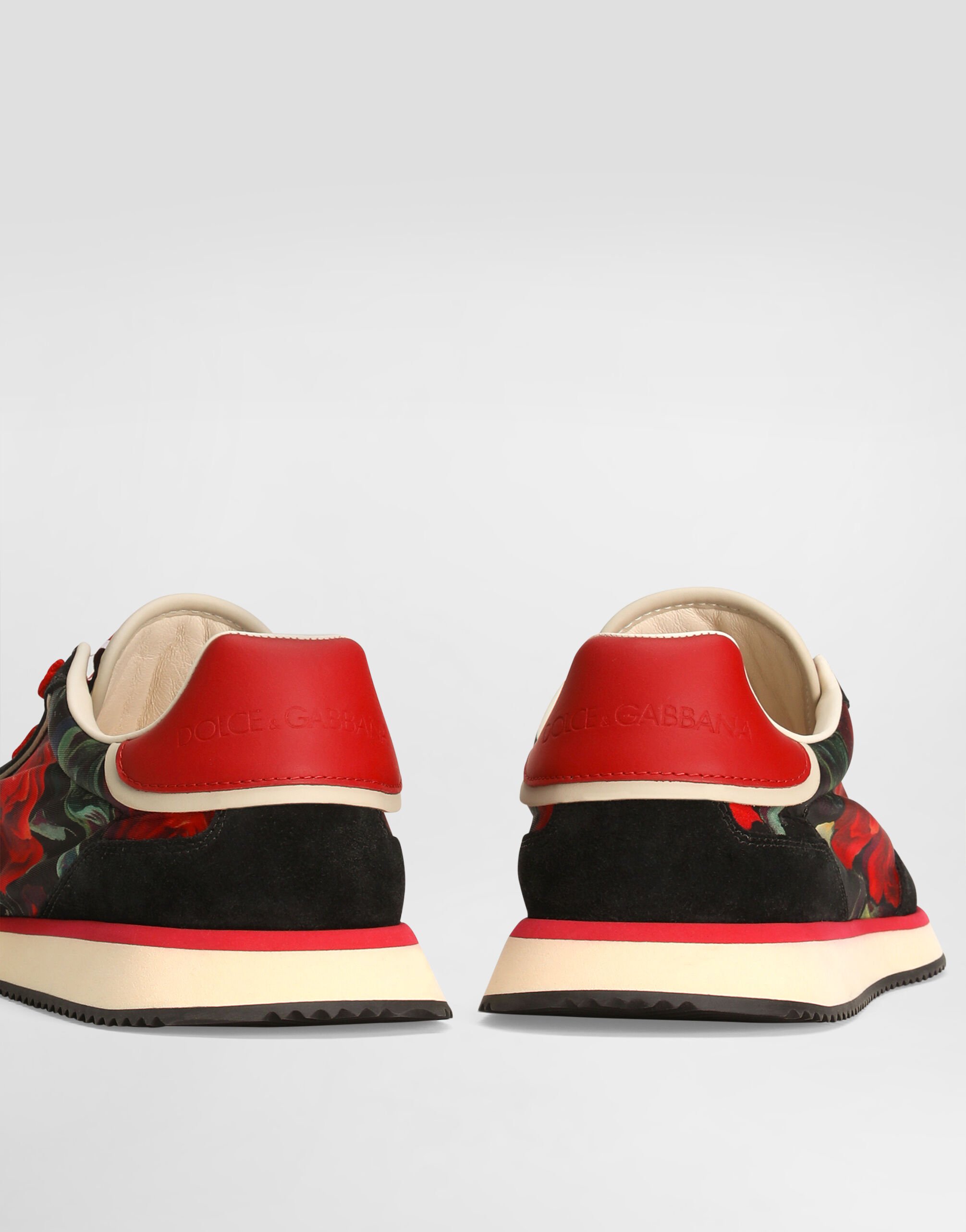 Mixed-material DG Cushion sneakers in Print for Women