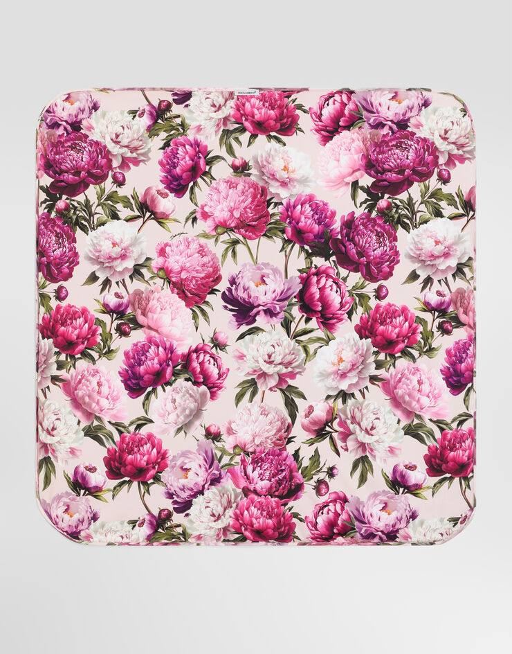Dolce & Gabbana Peony-print interlock blanket Dolce & Gabbana Peony-print interlock blanket Multicolor LNJAJ4G7Q0M