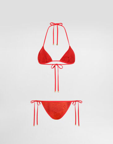 Dolce & Gabbana Triangel-Bikini Orange O8A21JON0HT