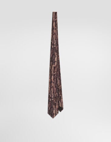 Dolce & Gabbana Abstract-print twill tie  GT147EG0WW3