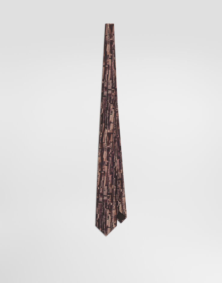 Dolce & Gabbana Abstract-print twill tie  GT147EG0WW3