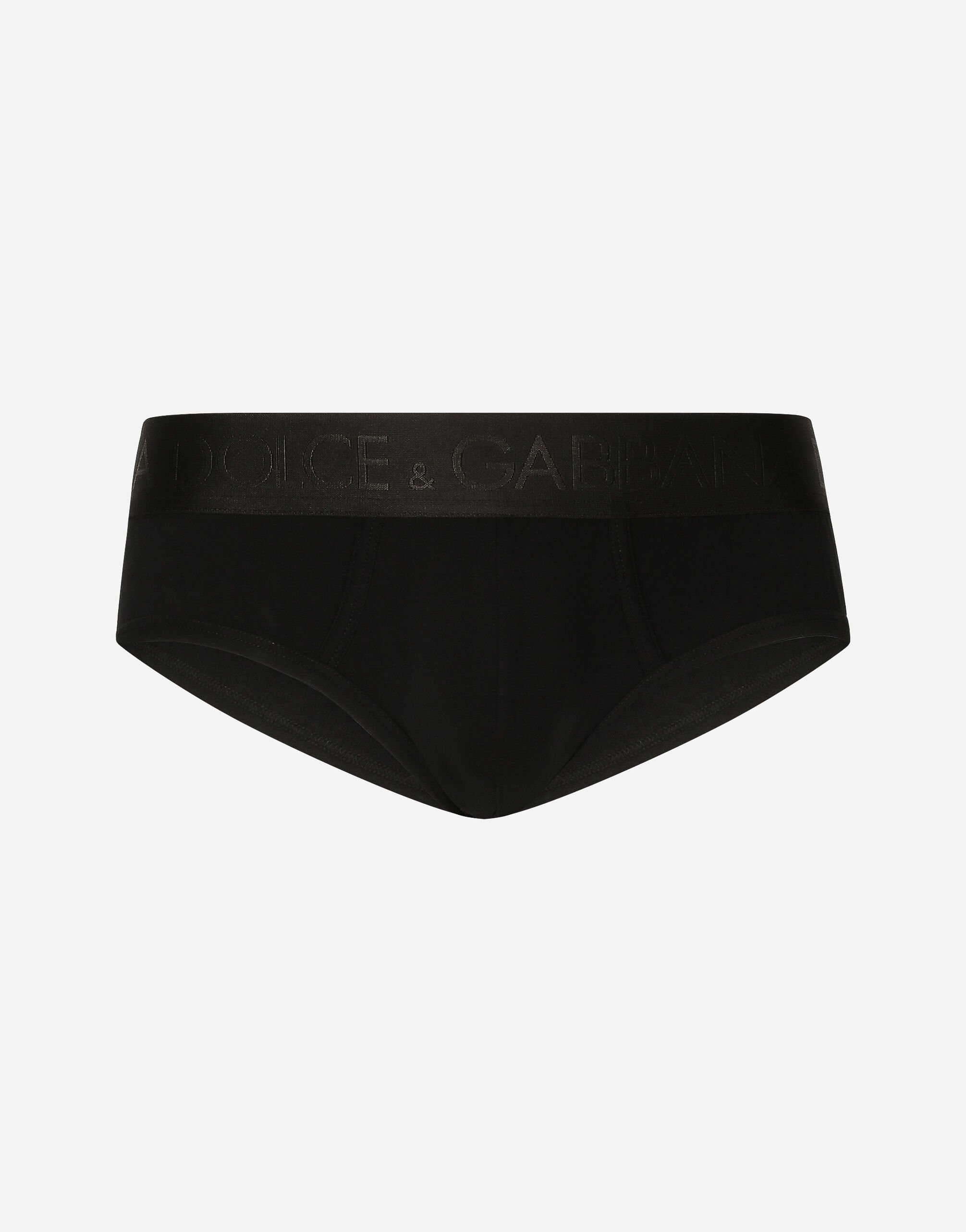 Two way stretch jersey Brando briefs in Black for Men Dolce Gabbana US