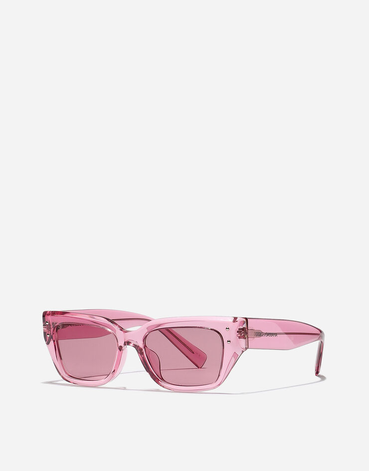 Dolce & Gabbana DG Sharped  sunglasses Transparent pink VG446BVP830