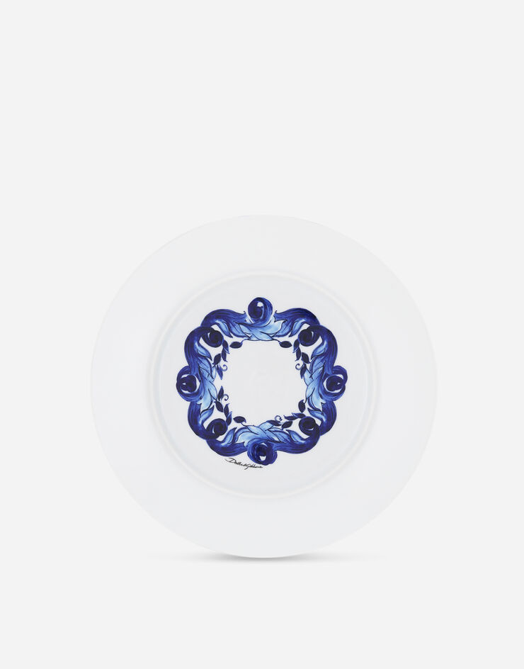 Dolce & Gabbana 2er-Set flache Teller aus Porzellan Mehrfarbig TC0S04TCA38