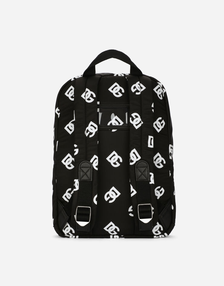 Dolce & Gabbana Nylon backpack with all-over DG logo print Multicolor EB0078AQ446