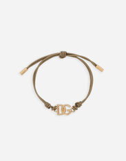 Dolce & Gabbana Bracelet with cord and DG logo Pale Pink BI0473AV967