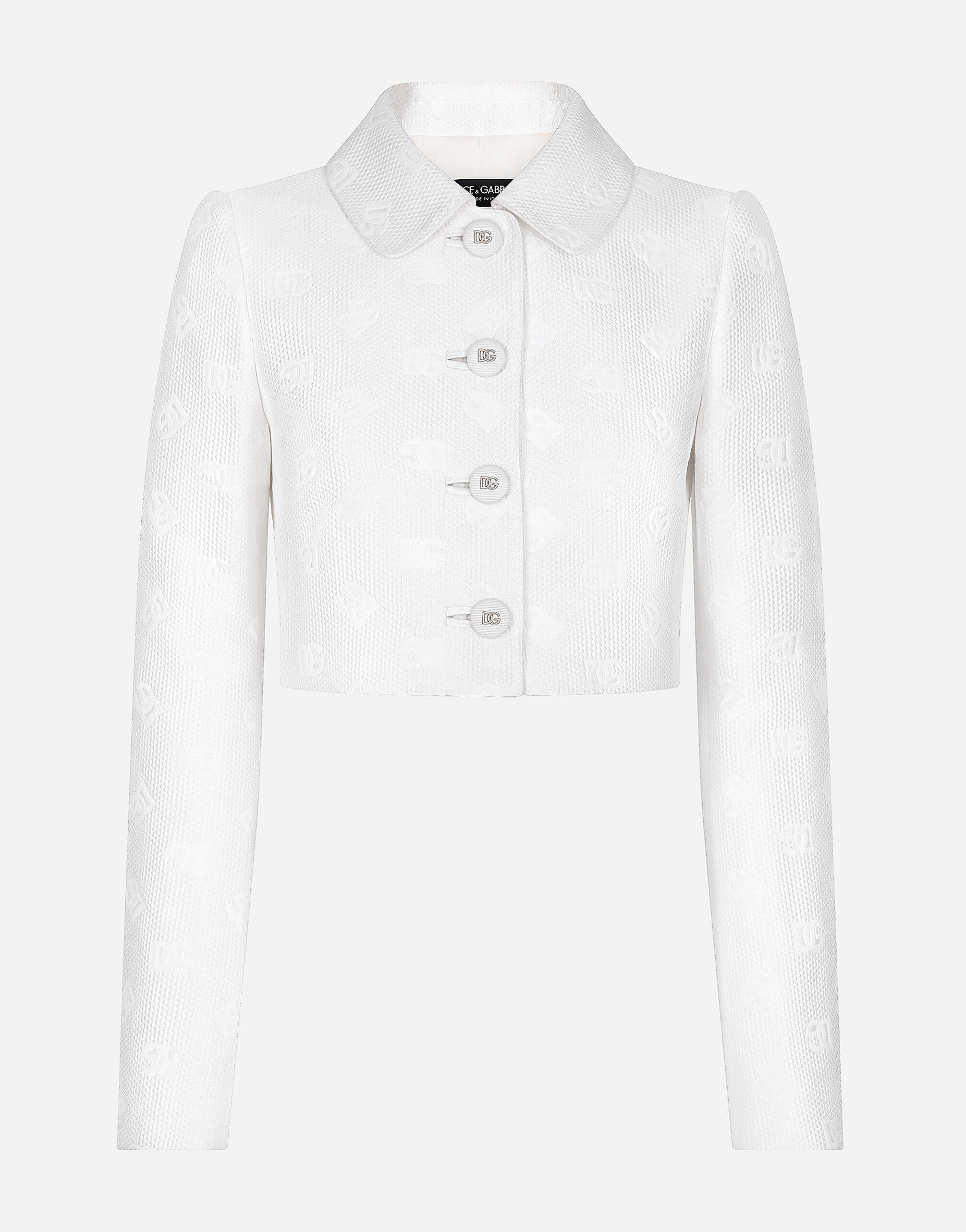 Dolce gabbana white best sale jacket
