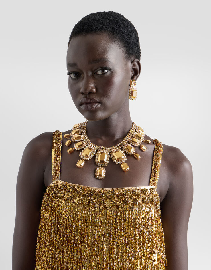 Dolce & Gabbana Necklace with stones Dolce & Gabbana Necklace with stones Gold WNT2X3W1111