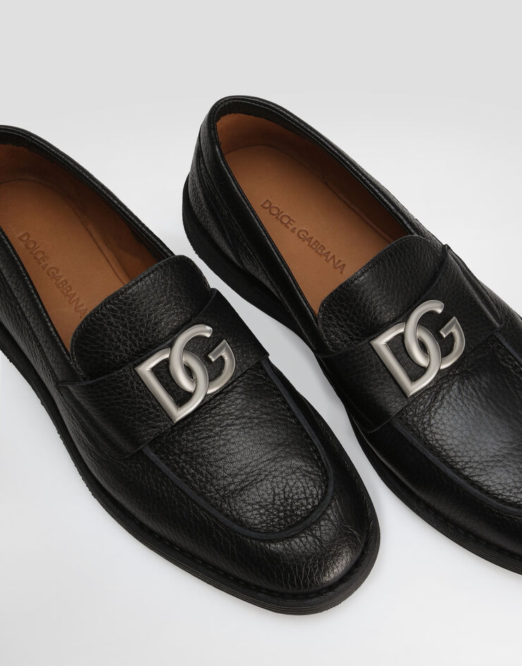 Dolce & Gabbana Deerskin loafers Black A50601A8034