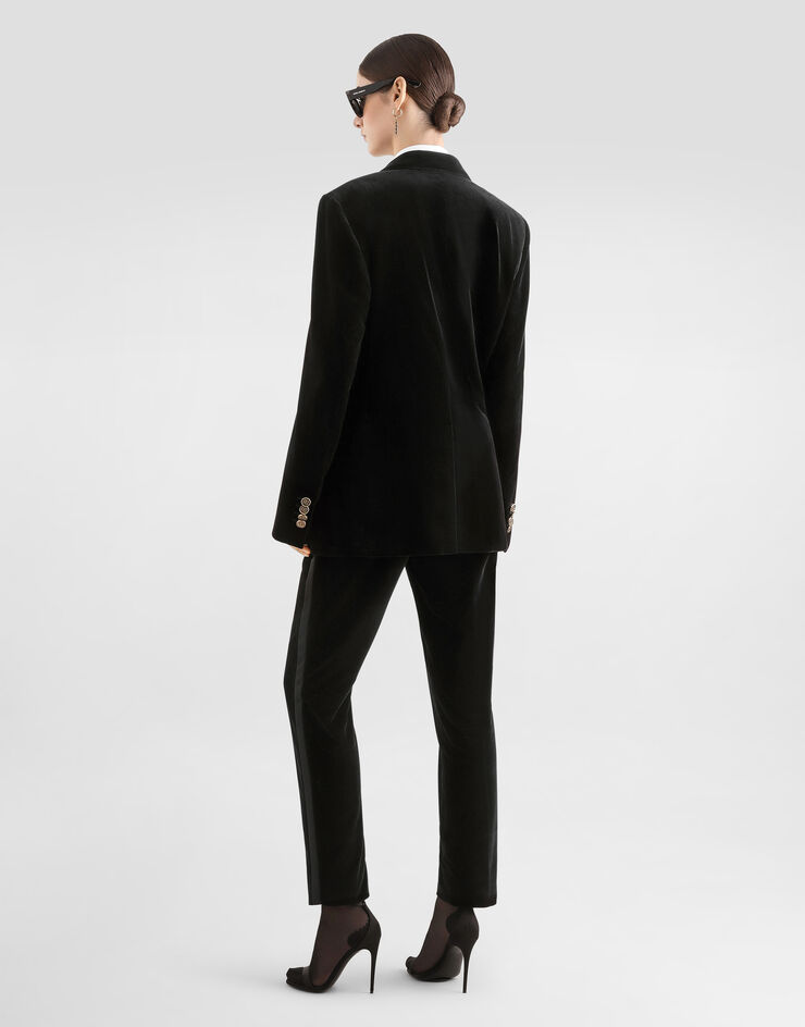 Dolce & Gabbana Stretch charmeuse shirt White F5U24ZFUABF