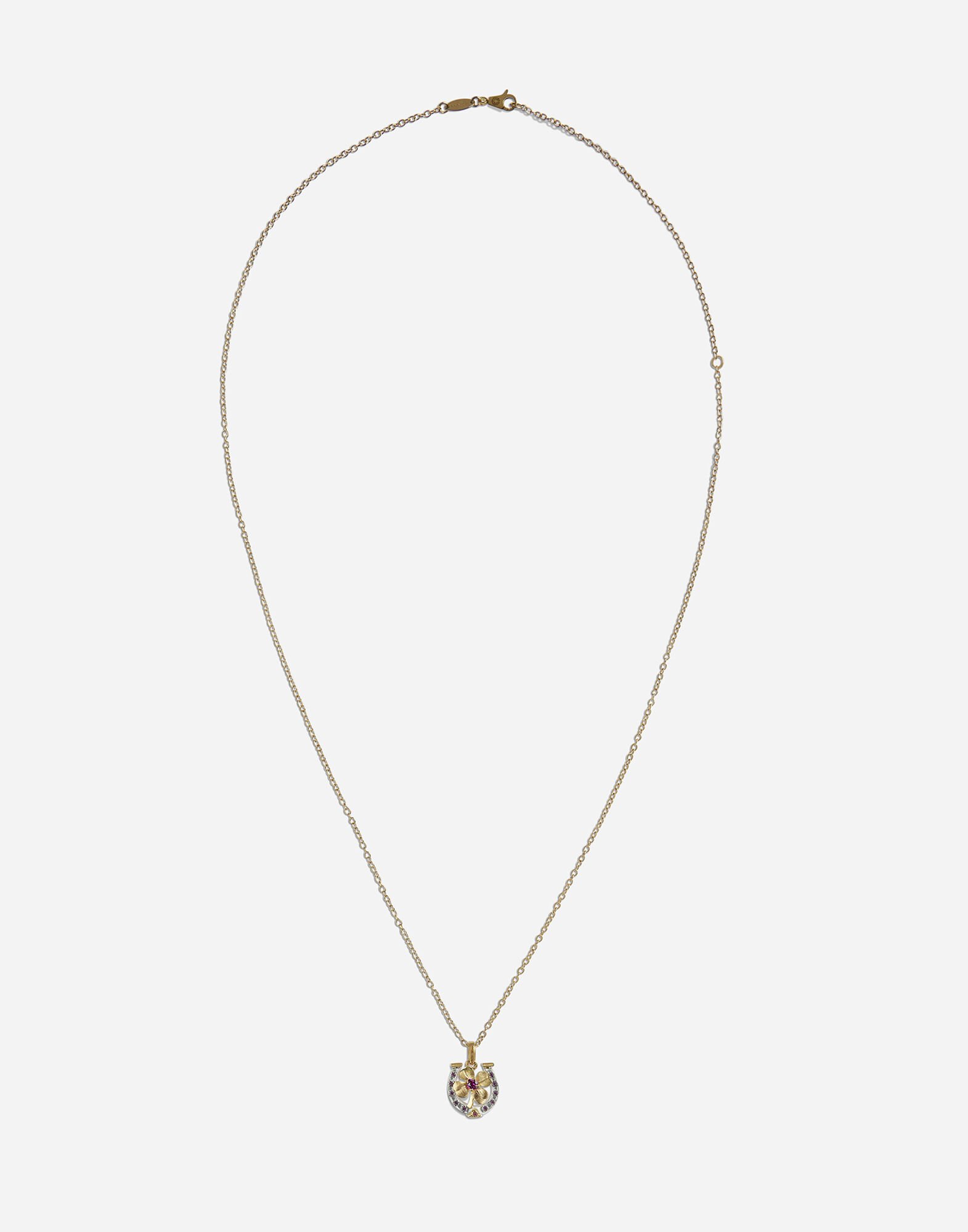 Necklace with good luck charm in GOLD for Men Dolce Gabbana