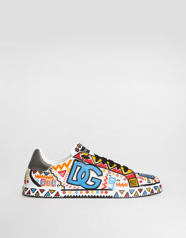 Dolce & Gabbana Portofino calfskin sneakers Multicolor CS2464A3S57