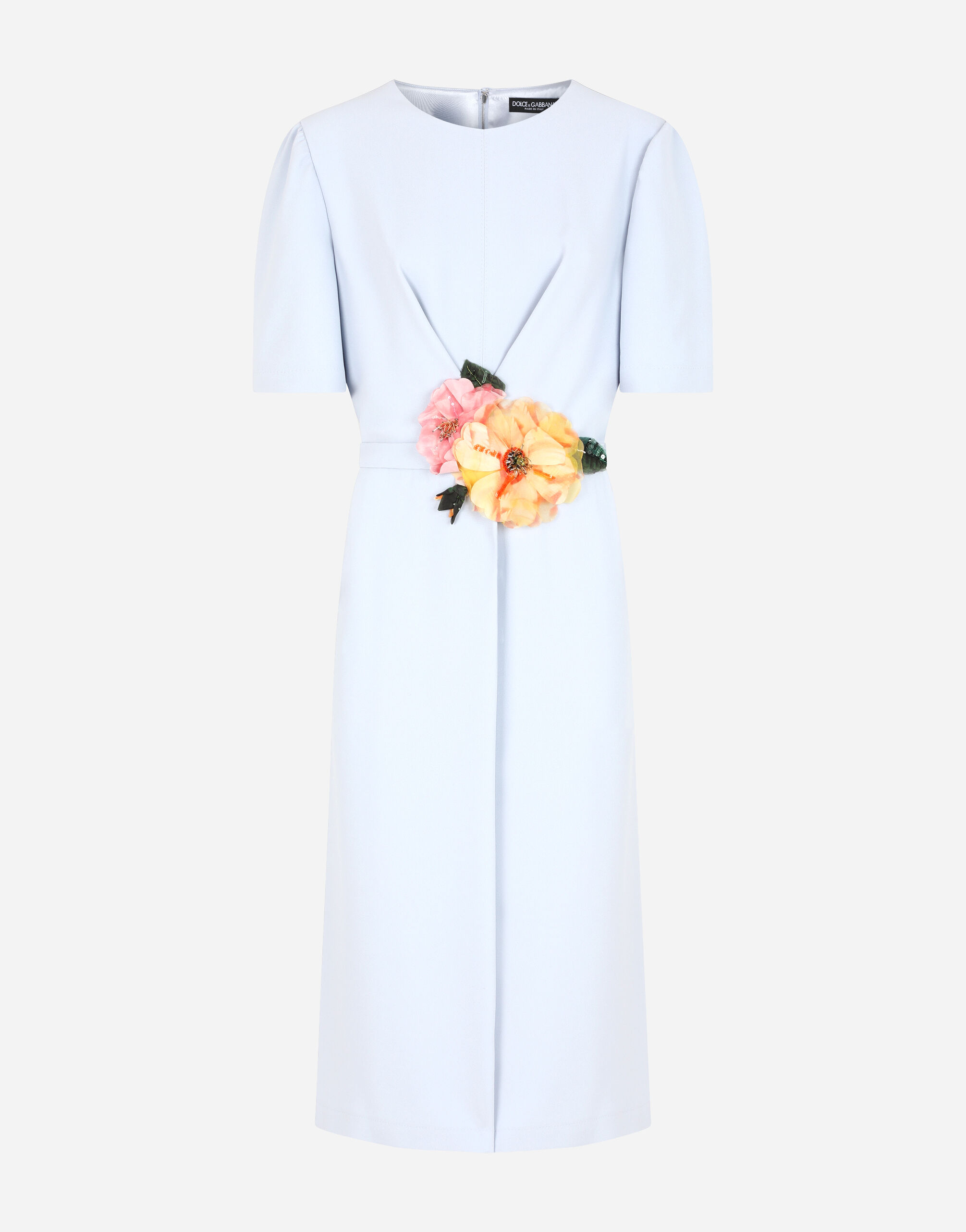 【VIP SALE】DOLCE&GABBANA フローラル柄 ミディ キャディドレス org.jpg