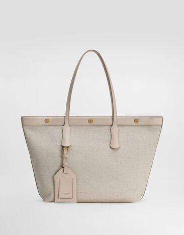 Dolce & Gabbana Shopper Atene aus Textil Mehrfarbig BB7826AN236