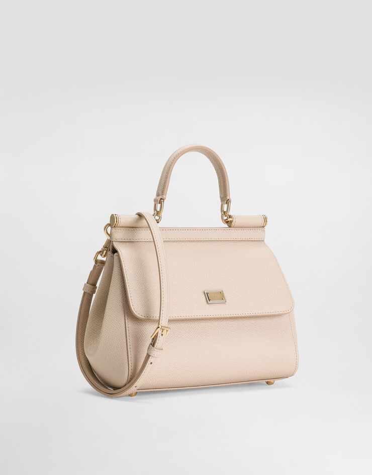 Dolce & Gabbana Henkeltasche Sicily mittelgroß Rosa BB6003B1001