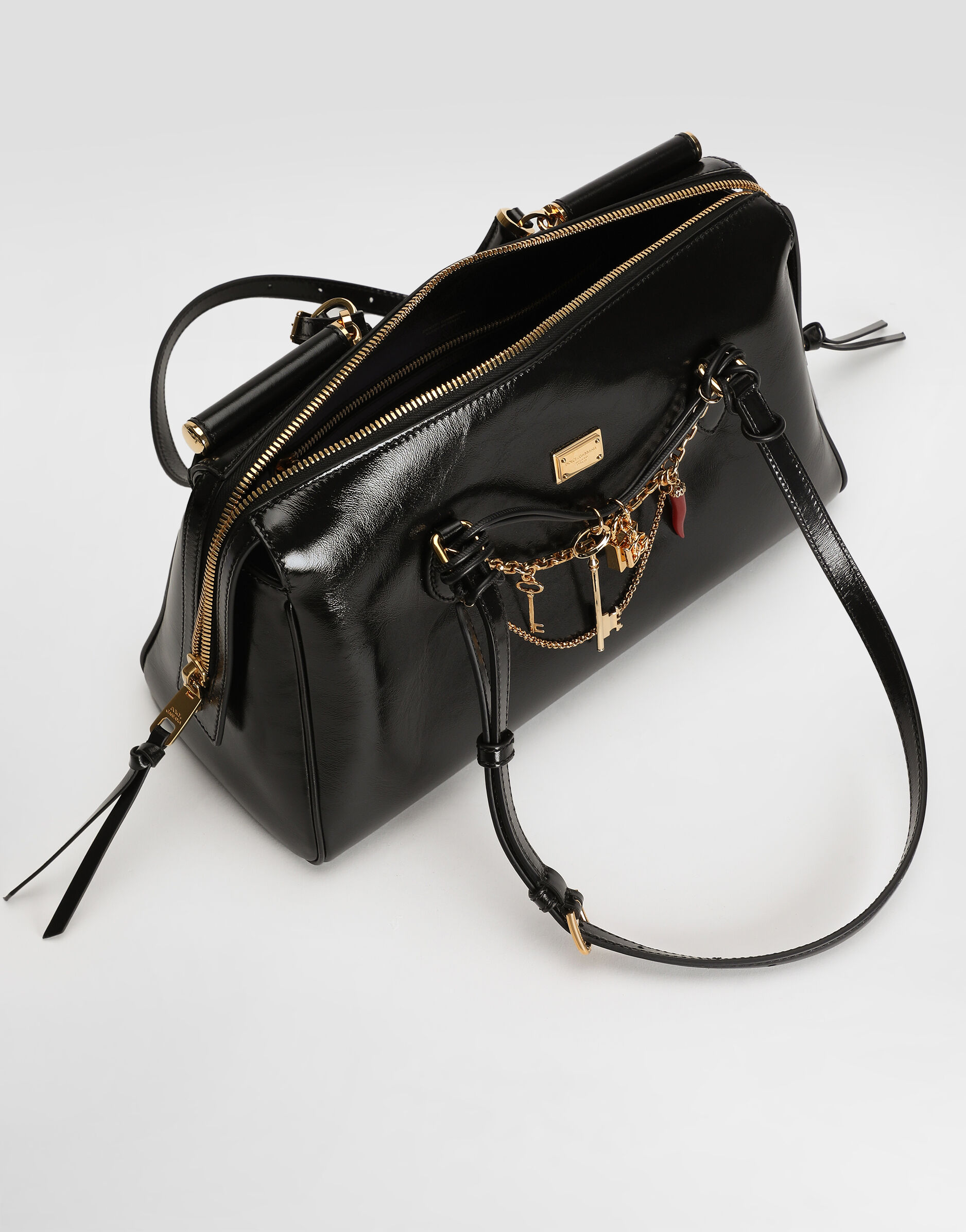 Medium Vittoria calfskin handbag in Multicolor for Women