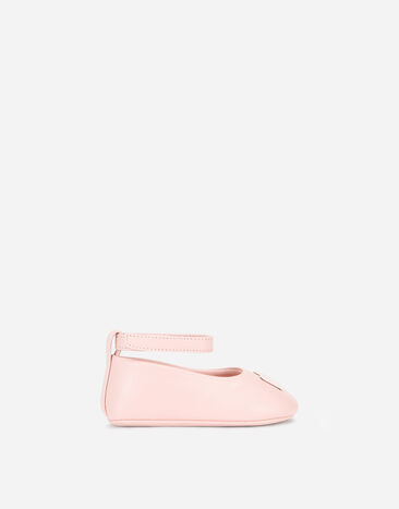 Dolce & Gabbana Nappa leather newborn ballet flats Pink DK0065A1293