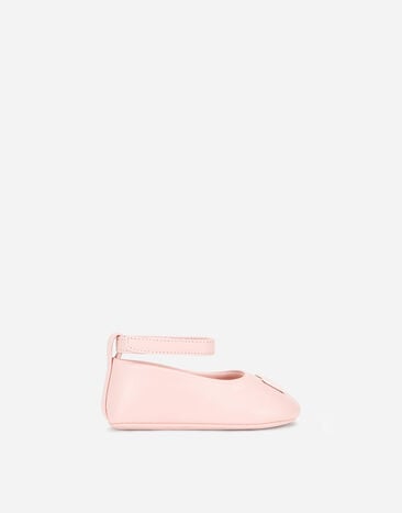 Dolce & Gabbana Nappa leather newborn ballet flats Pink DK0065AB793