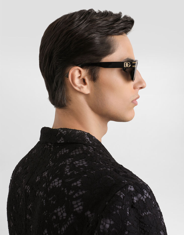 Dolce & Gabbana 더블 브레스티드 레이스 재킷 Multicolor G2SV7TGK044