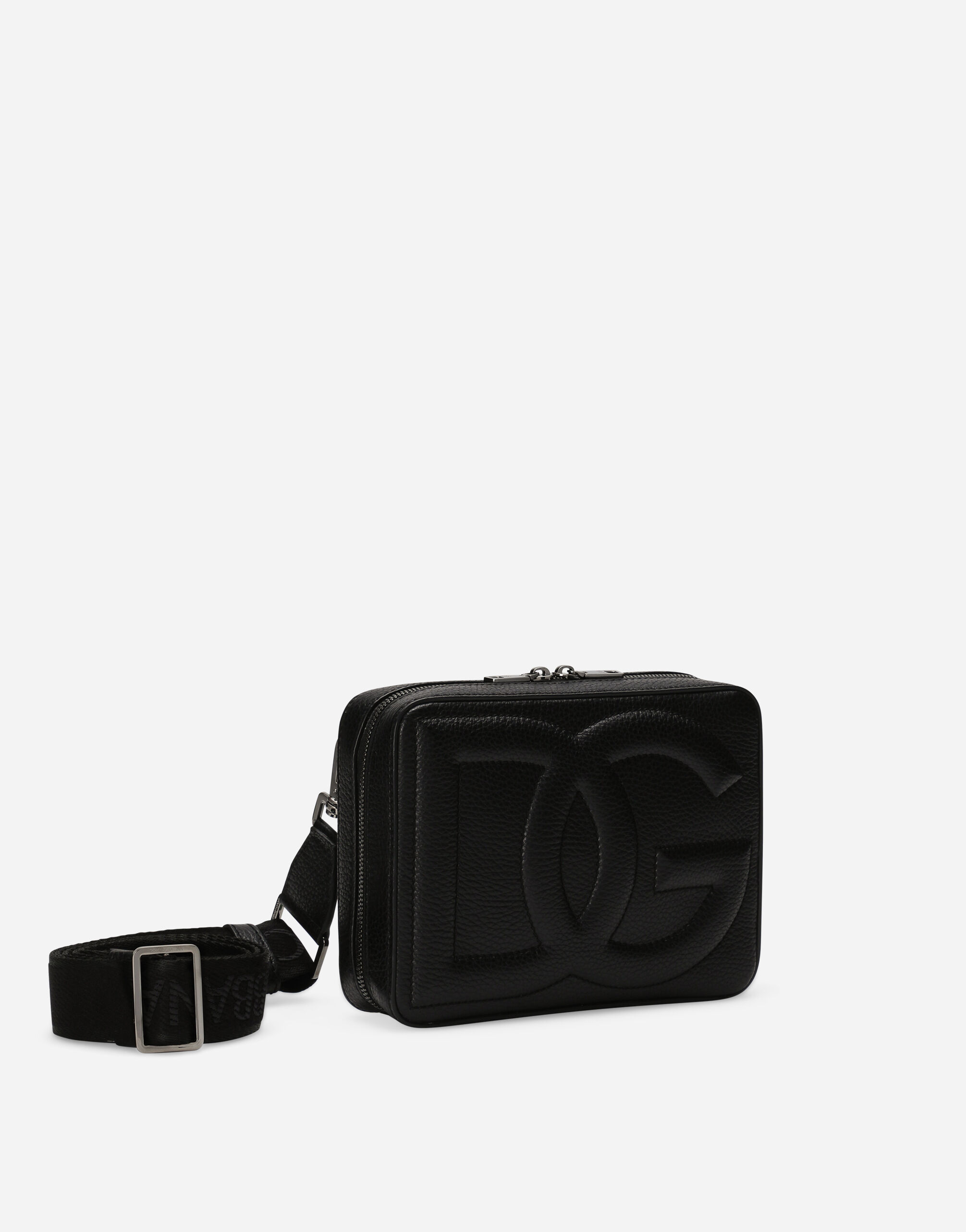 Medium DG Logo camera bag in Black for Men Dolce Gabbana