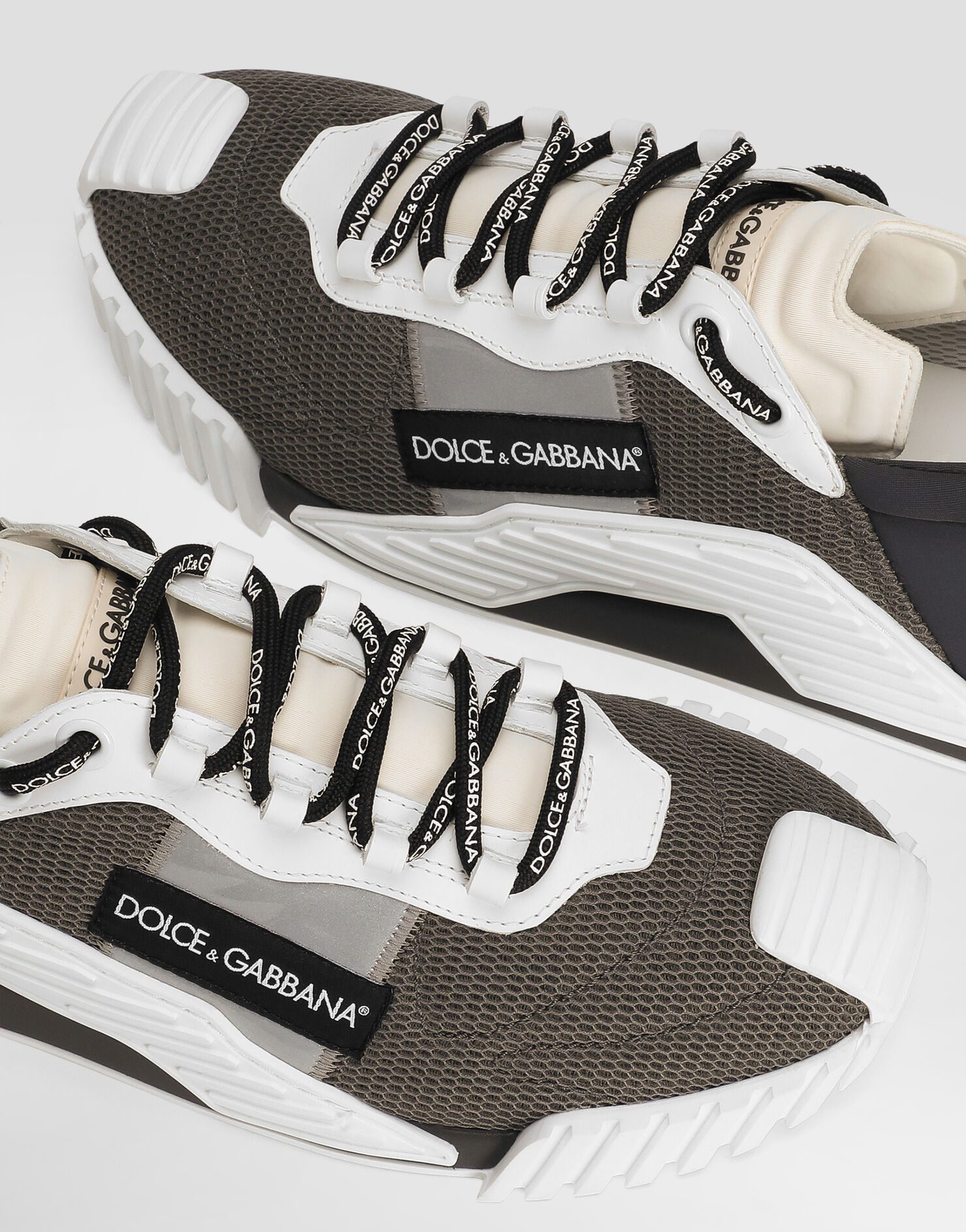 ns1 slip on sneakers in mixed materials