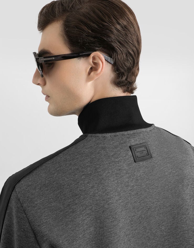 Dolce & Gabbana Double-faced sweatshirt Grey G9CBMTHUML9