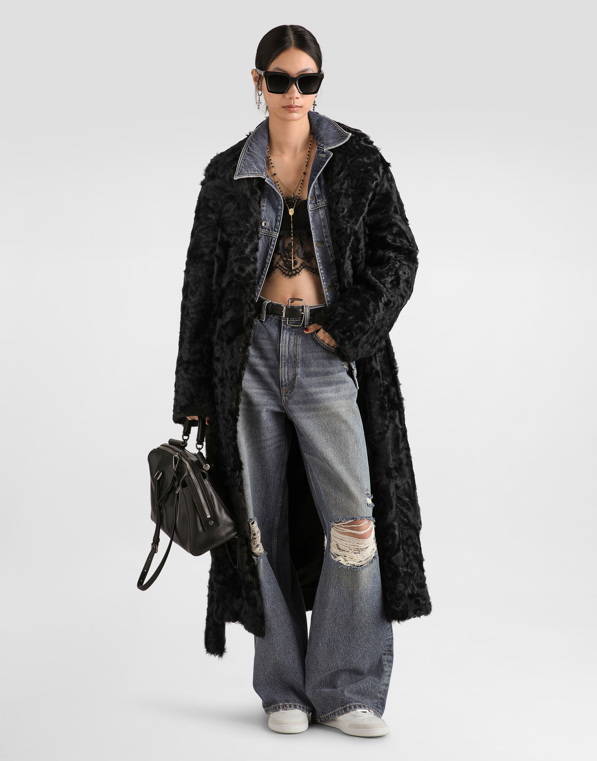 Dolce & Gabbana D&G 冬デニムジャンパーGジャン中キルティング Denim jacket in Multicolor for Women | Dolce&Gabbana® US