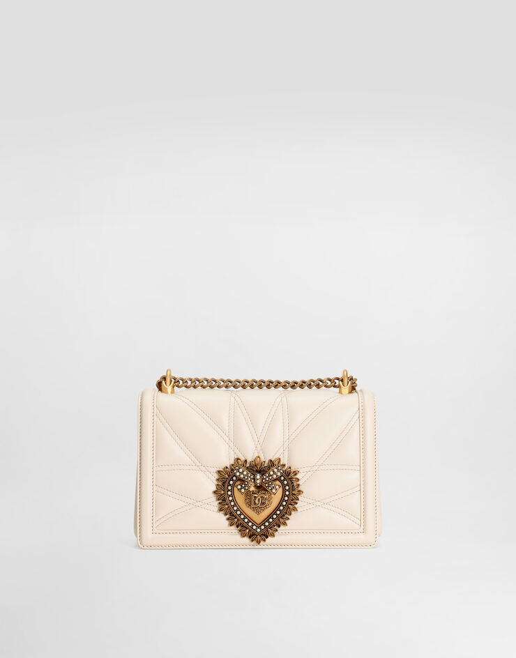 Dolce & Gabbana Medium Devotion shoulder bag Cream BB7158AW437