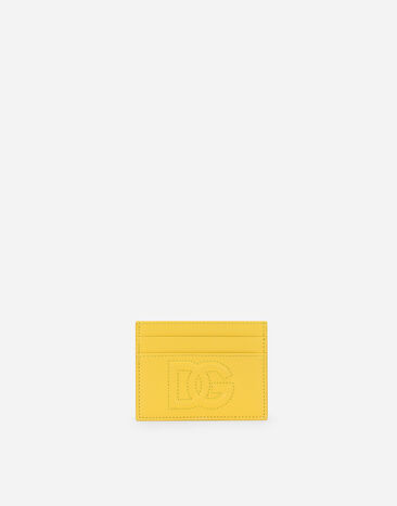 Dolce & Gabbana Tarjetero DG Logo Amarillo BI0330AG081