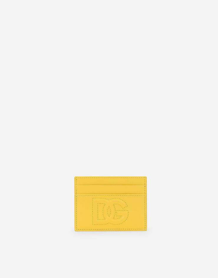 Dolce & Gabbana حافظة بطاقات DG Logo أصفر BI0330AG081