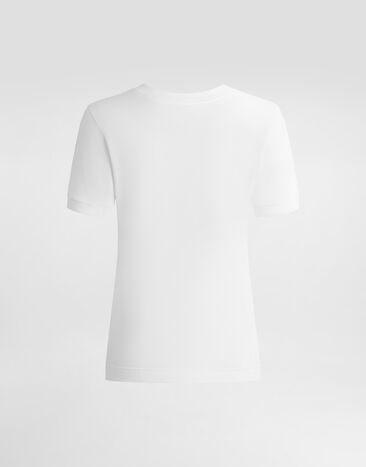 Dolce & Gabbana Jersey t-shirt White F8N08TGDDYH