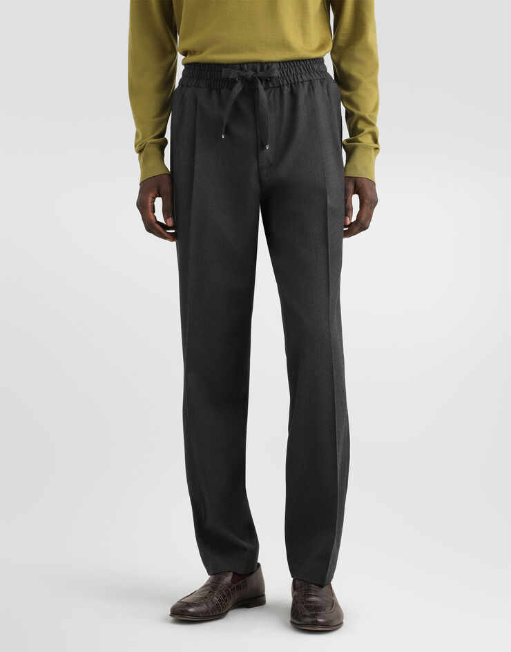 Dolce & Gabbana Flannel jogging trousers Dolce & Gabbana Flannel jogging trousers GP26FTFUBG8