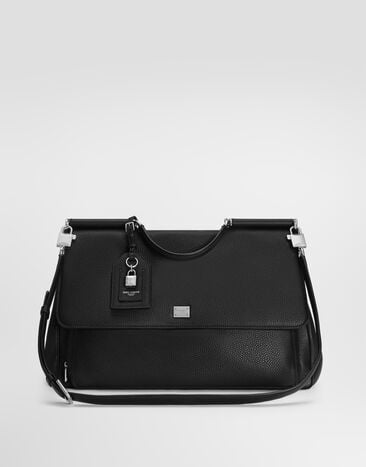 Dolce & Gabbana My Sicily calfskin handbag Black BM2757B0370