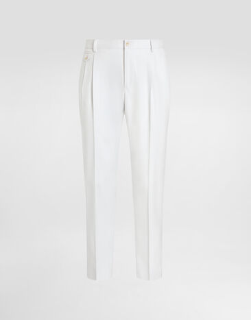 Dolce & Gabbana Viscose trousers White GY6UETFU8CQ