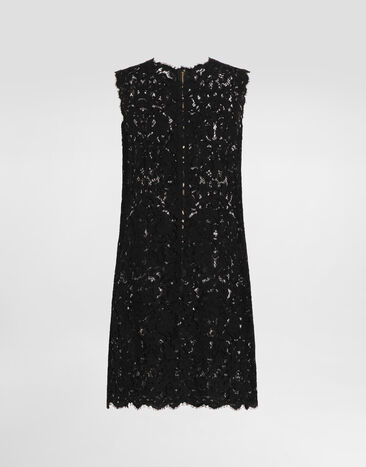 Dolce & Gabbana Cordonetto lace dress Black F6ATYTHLMTB