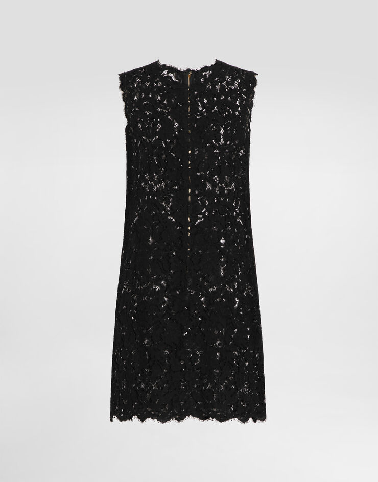 Dolce & Gabbana Cordonetto lace dress Black F6ATYTHLMTB