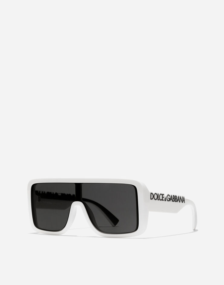 Dolce & Gabbana نظارة شمسية DG Logo أبيض VG6204VN287