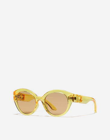 Dolce & Gabbana Everyday Flower Sunglasses Transparent yellow VG601EVN474