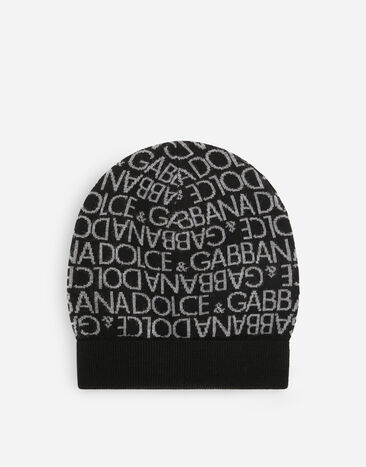 Dolce&Gabbana Mütze aus Jacquardstrick Mehrfarbig LBKHA4JCVQ5
