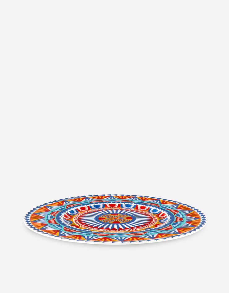 Dolce & Gabbana Сервировочная тарелка из тонкого фарфора разноцветный TC0005TCA11