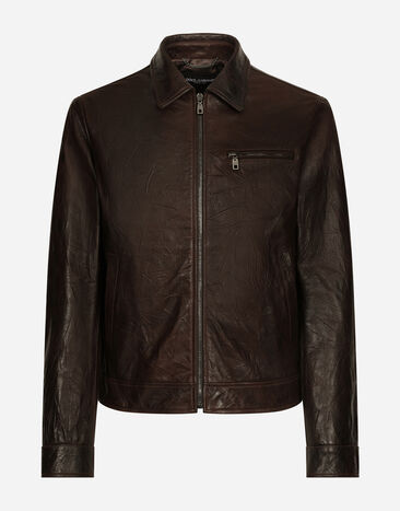 Dolce & Gabbana Leather jacket Print G9AZDTFS6N5