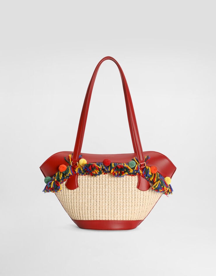 Dolce & Gabbana Raffia coffa Capri bag Dolce & Gabbana Raffia coffa Capri bag Multicolor BB7815A0419