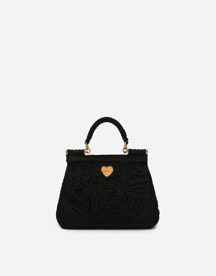 Dolce & Gabbana Medium Sicily handbag Black BB6003AW717