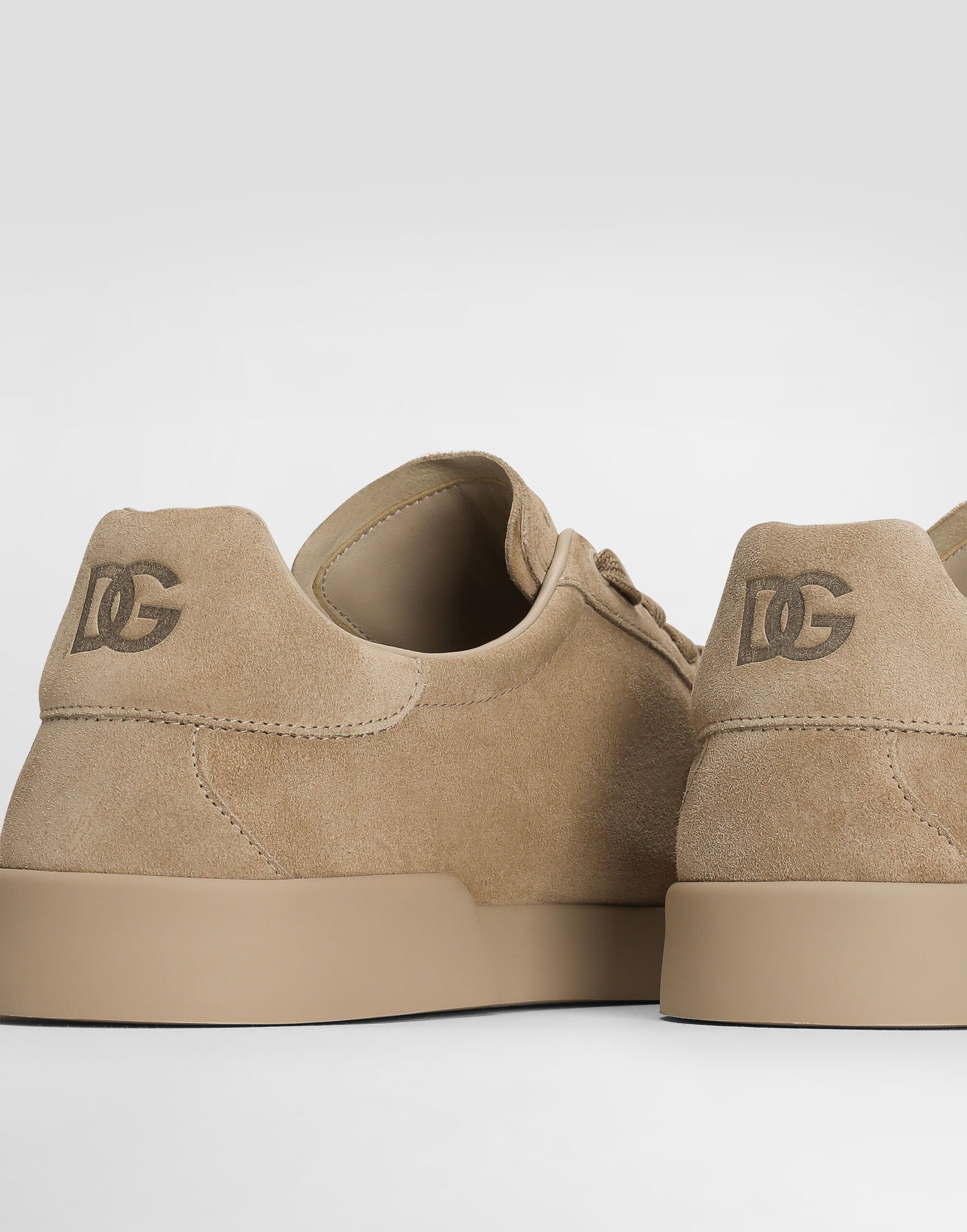 スニーカー Dolce & Gabbana Strobel Portfino Light Sneaker Portofino light strobel sneakers in fabric in Beige for Men