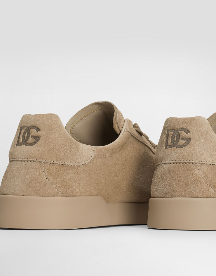 Dolce & Gabbana Zapatilla Strobel Portofino Light en piel de becerro Beige CS2324A9T67