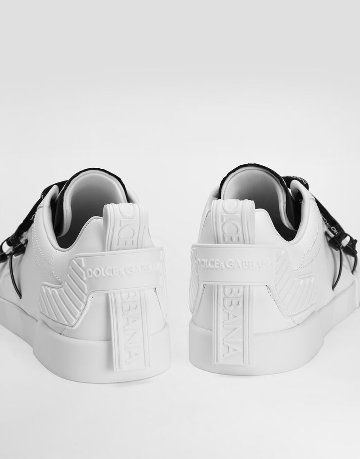 Dolce & Gabbana Portofino sneakers in calfskin and patent leather Multicolor CS1783AJ986