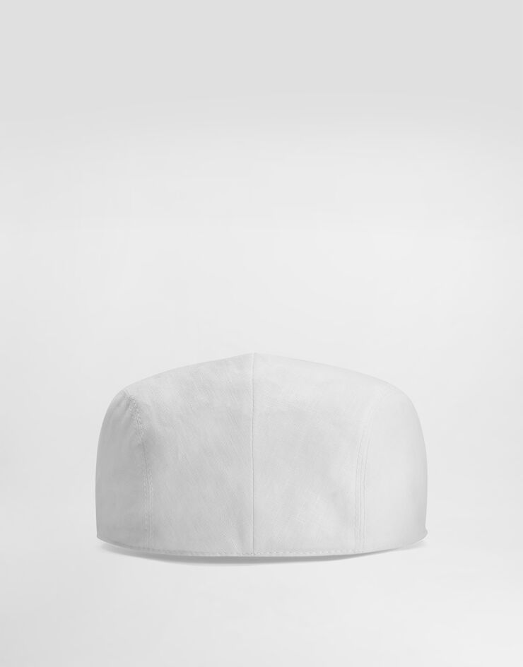 Dolce & Gabbana Linen flat cap White GH587AFU4JB