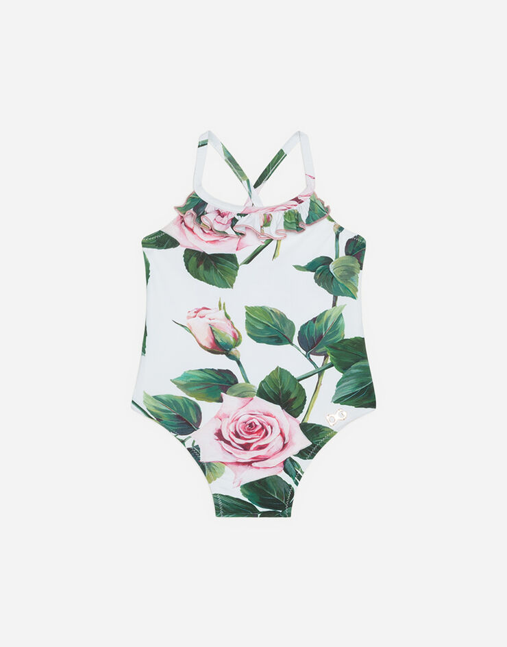 Dolce & Gabbana TROPICAL ROSE PRINT SWIMSUIT フローラルプリント L2J814FSGR0