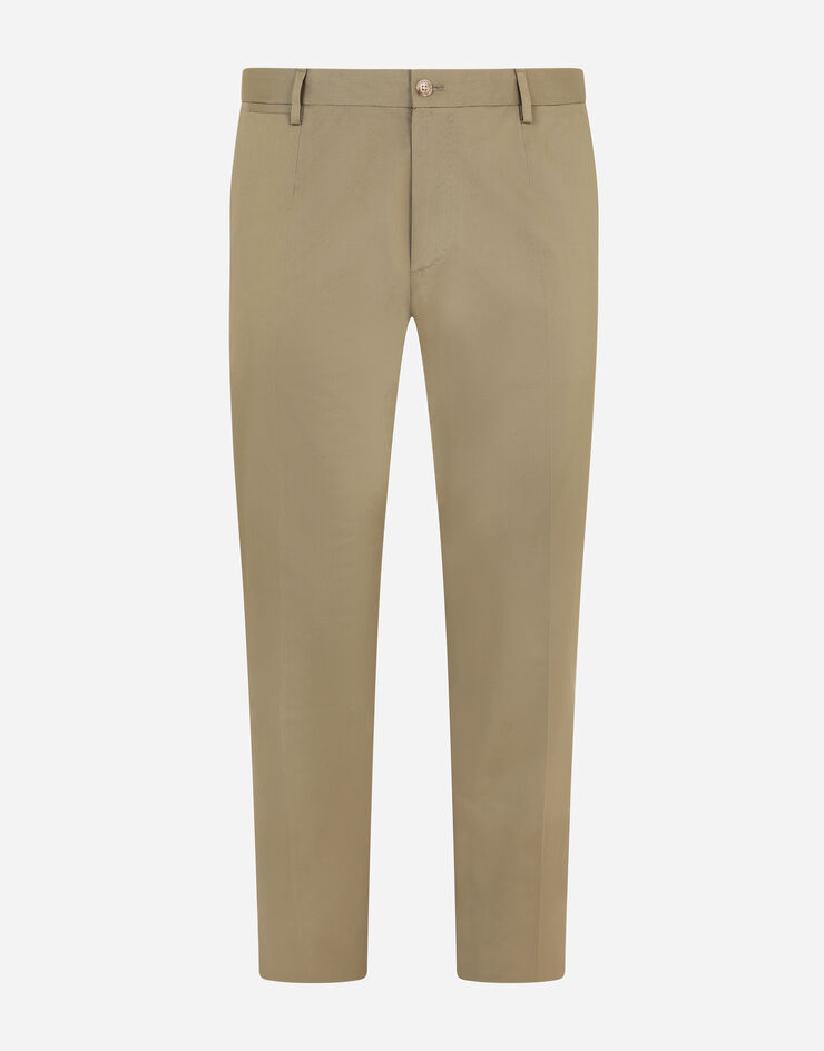 Dolce & Gabbana Hose aus wolle und seide BEIGE GY6FETFUFJR